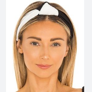 💐 Lele Sadoughi and Solid Stripped rubber headband